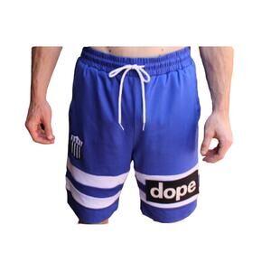 Dope Brand Basketball Shorts Mens  Size Small Blue White Street Wear